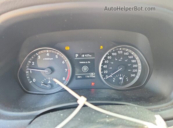 KMHH35LE4JU056754 2018 HYUNDAI ELANTRA Серебряный Вид щитка приборов