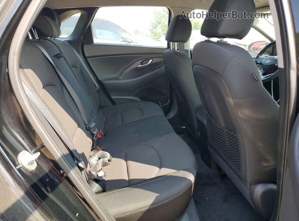 KMHH35LE5JU006140 2018 HYUNDAI ELANTRA Black Հետևի նստատեղերի տեսք
