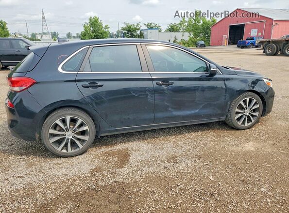 KMHH35LE5JU035122 2018 HYUNDAI ELANTRA Black Tył prawy