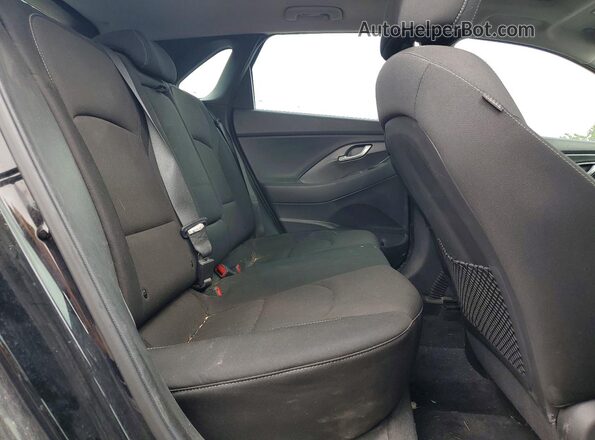 KMHH35LE5JU035122 2018 HYUNDAI ELANTRA Black Widok tylnych siedzeń