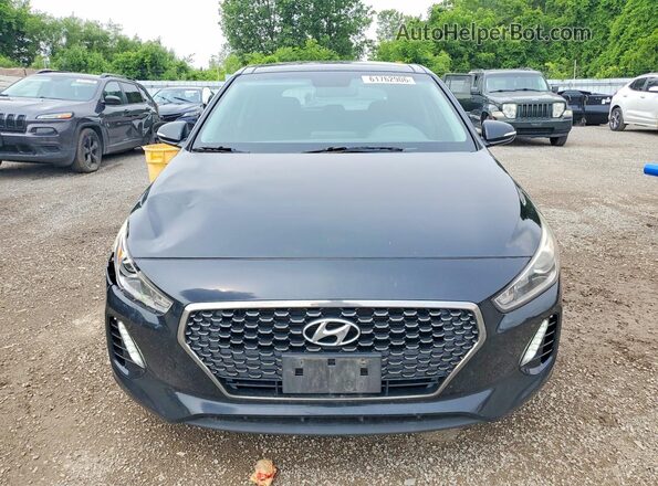 KMHH35LE5JU035122 2018 HYUNDAI ELANTRA Black Widok z przodu
