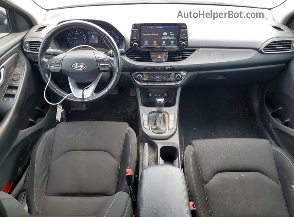 KMHH35LE5JU035122 2018 HYUNDAI ELANTRA Black Widok deski rozdzielczej