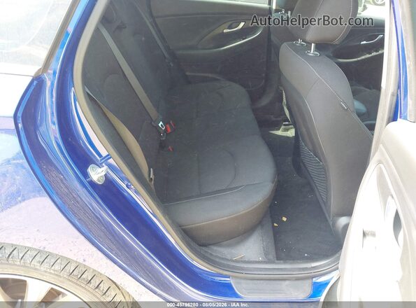 KMHH35LE5JU077323 2018 HYUNDAI ELANTRA GT Blue Вид наклейки з VIN-кодом