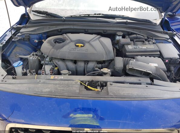 KMHH35LE5JU077323 2018 HYUNDAI ELANTRA GT Blue Вид ззаду