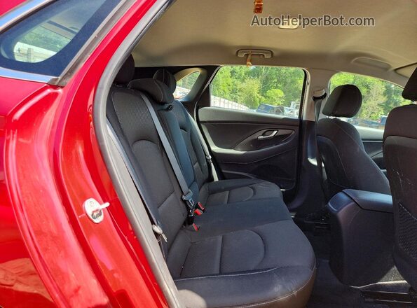 KMHH35LE5KU118583 2019 HYUNDAI ELANTRA Brown Rear seats view