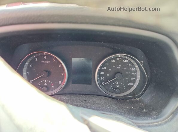 KMHH35LE6JU072535 2018 HYUNDAI ELANTRA Red Instrument cluster view