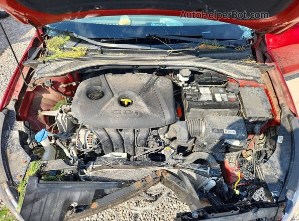KMHH35LE6JU072535 2018 HYUNDAI ELANTRA Red Rear interior view
