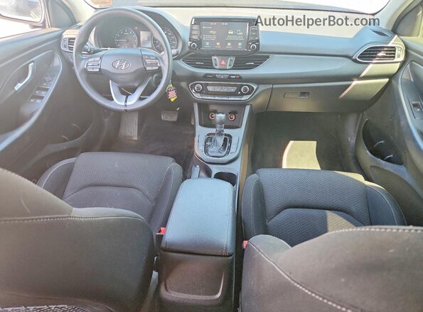KMHH35LE6KU117619 2019 HYUNDAI ELANTRA Синий Вид панели приборов