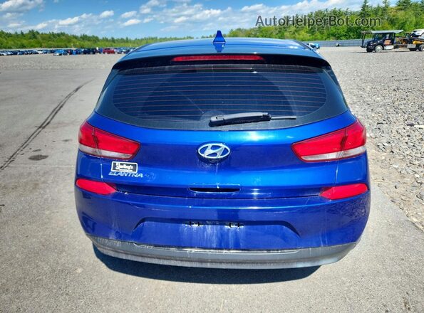 KMHH35LE6KU117619 2019 HYUNDAI ELANTRA Синий Вид сзади
