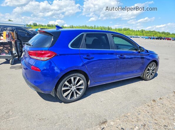 KMHH35LE6KU117619 2019 HYUNDAI ELANTRA Синий Задняя правая четверть