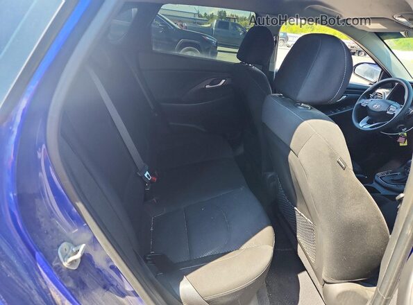 KMHH35LE6KU117619 2019 HYUNDAI ELANTRA Синий Вид задних сидений