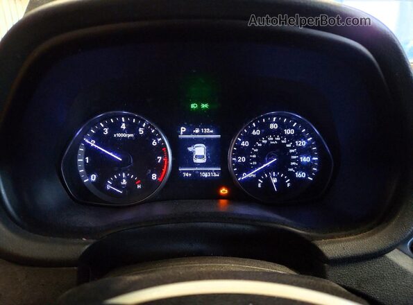 KMHH35LE8LU146458 2020 HYUNDAI ELANTRA Black Instrument cluster view