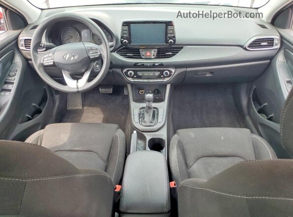 KMHH35LEXJU029252 2018 HYUNDAI ELANTRA Red Vista del salpicadero