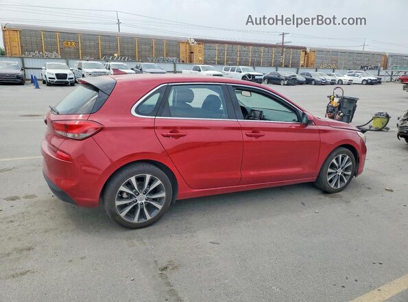 KMHH35LEXJU029252 2018 HYUNDAI ELANTRA Red Trasero derecho
