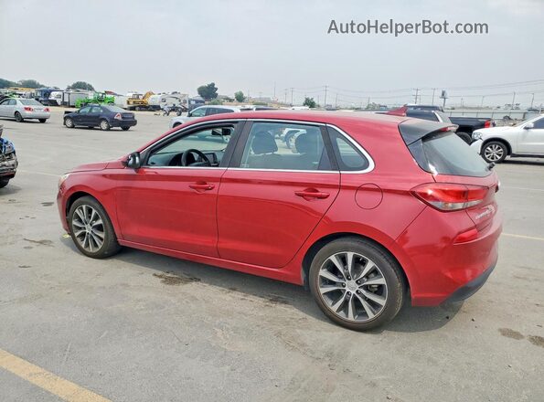 KMHH35LEXJU029252 2018 HYUNDAI ELANTRA Red Trasero izquierdo