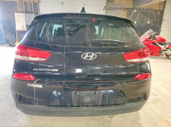 KMHH35LEXKU097794 2019 HYUNDAI ELANTRA Black Rear seats view