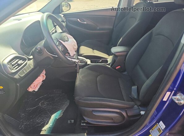 KMHH35LEXKU100340 2019 HYUNDAI ELANTRA Blue Vista del compartimento del motor