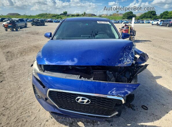 KMHH35LEXKU100340 2019 HYUNDAI ELANTRA Blue Vista del cuadro de instrumentos