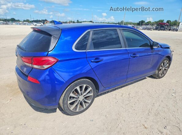 KMHH35LEXKU100340 2019 HYUNDAI ELANTRA Blue Vista frontal