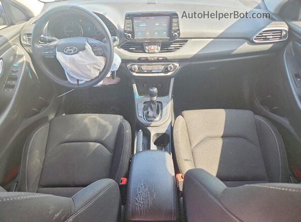 KMHH35LEXKU100340 2019 HYUNDAI ELANTRA Blue Vista de la etiqueta del VIN