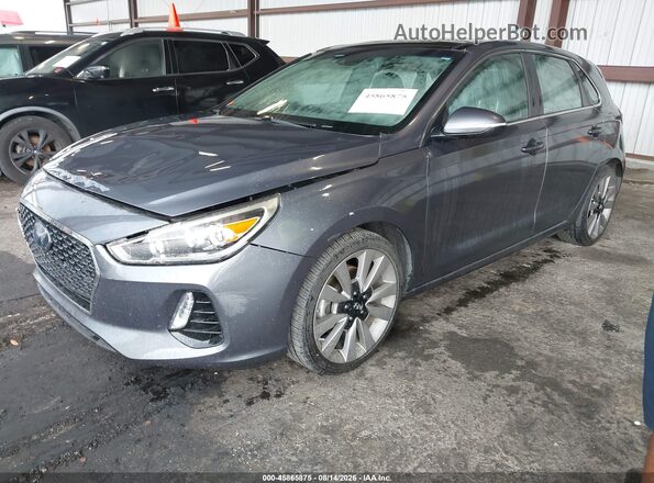 KMHH55LC0JU018236 2018 HYUNDAI ELANTRA GT Gray Передня ліва чверть