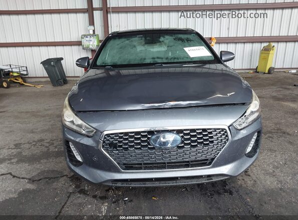 KMHH55LC0JU018236 2018 HYUNDAI ELANTRA GT Gray Вид щитка приладів