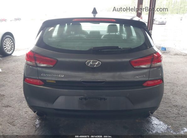 KMHH55LC0JU018236 2018 HYUNDAI ELANTRA GT Gray 