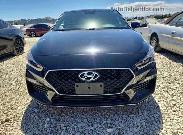 KMHH55LC2LU126621 2020 HYUNDAI ELANTRA Black Front view