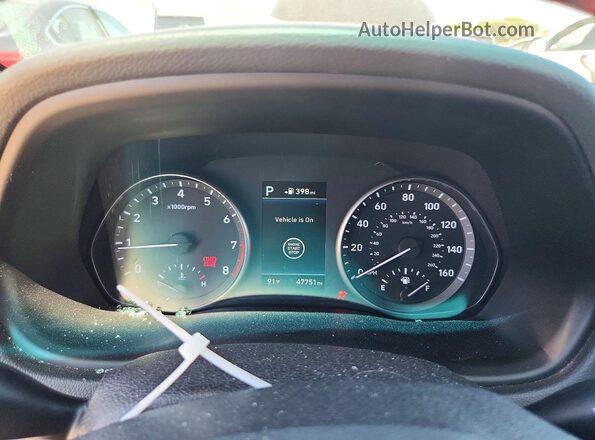 KMHH55LC2LU126621 2020 HYUNDAI ELANTRA Black Instrument cluster view