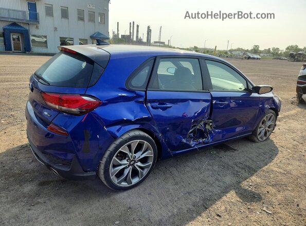 KMHH55LC4KU110161 2019 HYUNDAI ELANTRA Blue Tył prawy