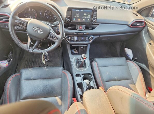 KMHH55LC4KU110161 2019 HYUNDAI ELANTRA Blue Widok deski rozdzielczej