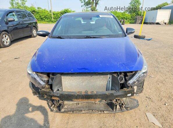 KMHH55LC4KU110161 2019 HYUNDAI ELANTRA Blue Widok z przodu