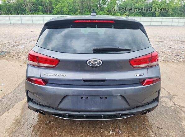 KMHH55LC5KU092432 2019 HYUNDAI ELANTRA Charcoal უკანა ხედი
