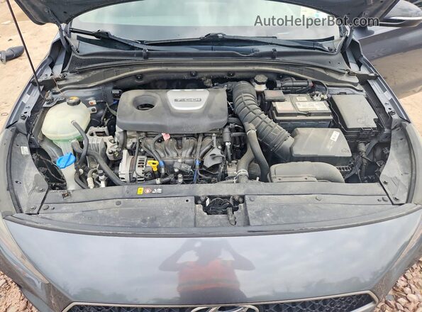 KMHH55LC5KU092432 2019 HYUNDAI ELANTRA Charcoal უკანა სალონის ხედი