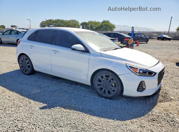 KMHH55LC7JU011249 2018 HYUNDAI ELANTRA White წინა მარჯვენა