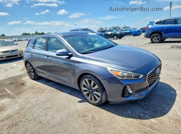 KMHH55LC7JU022641 2018 HYUNDAI ELANTRA Серый Передняя правая четверть
