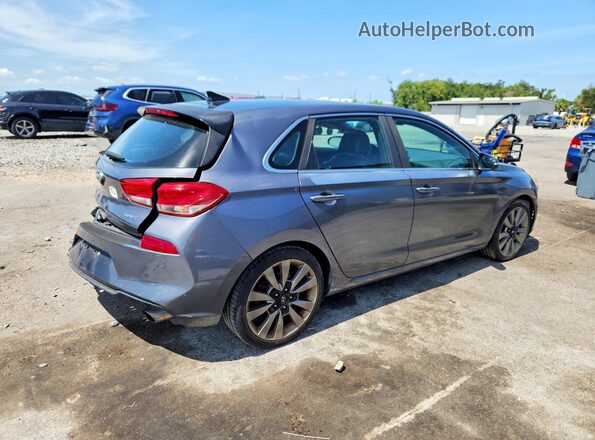KMHH55LC7JU022641 2018 HYUNDAI ELANTRA Серый Задняя правая четверть