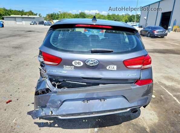 KMHH55LC7JU022641 2018 HYUNDAI ELANTRA Серый Вид сзади
