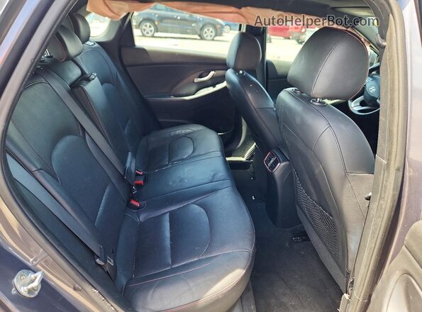 KMHH55LC7JU022641 2018 HYUNDAI ELANTRA Серый Вид задних сидений