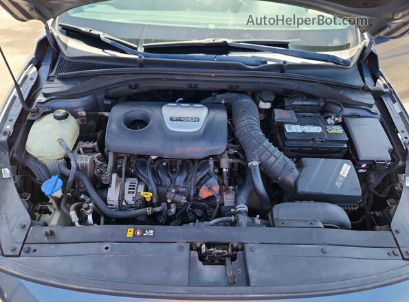KMHH55LC7JU022641 2018 HYUNDAI ELANTRA Серый Вид задней части салона