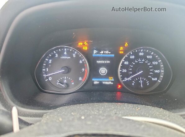 KMHH55LC7JU022641 2018 HYUNDAI ELANTRA Серый Вид щитка приборов