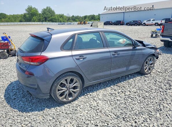 KMHH55LC7KU105343 2019 HYUNDAI ELANTRA Gray Rear right