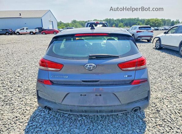 KMHH55LC7KU105343 2019 HYUNDAI ELANTRA Gray Rear view