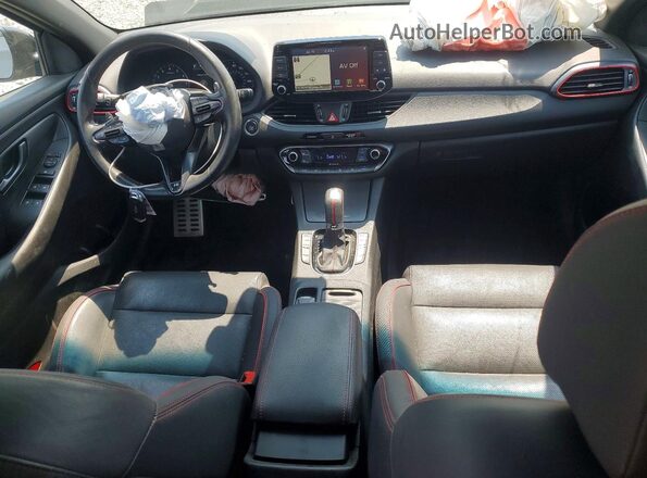 KMHH55LC7KU105343 2019 HYUNDAI ELANTRA Gray Dashboard view