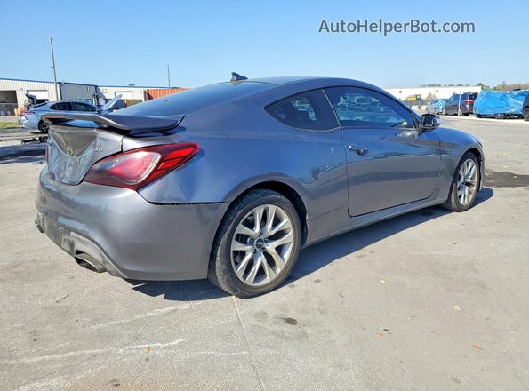 KMHHT6KJ2GU135627 2016 HYUNDAI GENESIS Серебряный Задняя правая четверть