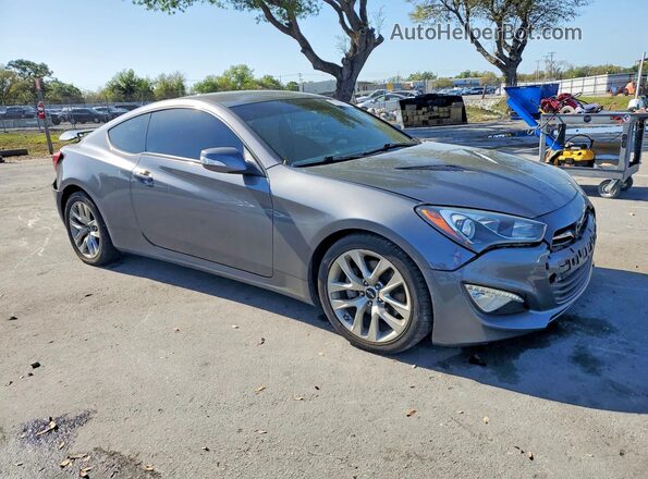 KMHHT6KJ2GU135627 2016 HYUNDAI GENESIS Серебряный Передняя правая четверть