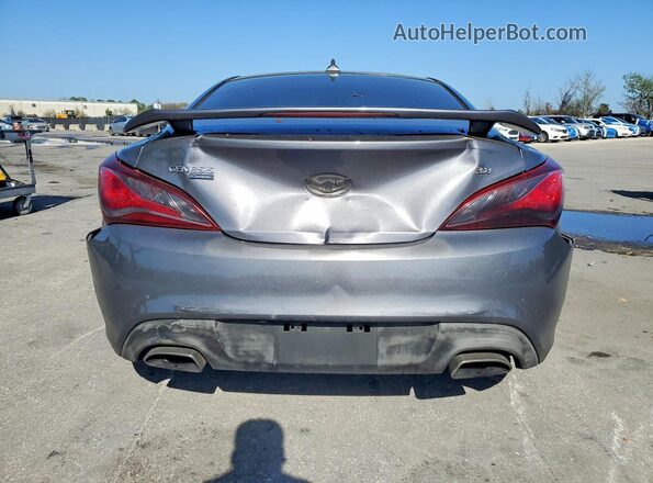 KMHHT6KJ2GU135627 2016 HYUNDAI GENESIS Серебряный Вид сзади