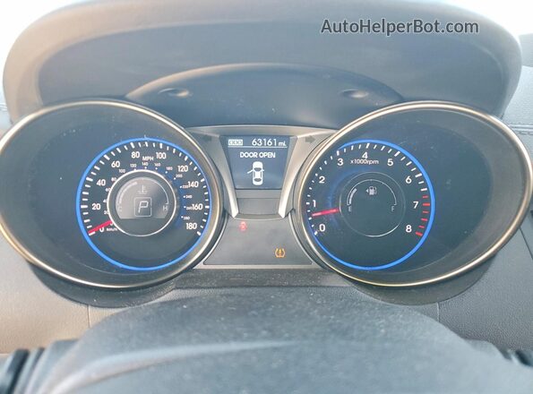 KMHHT6KJ2GU135627 2016 HYUNDAI GENESIS Серебряный Вид щитка приборов