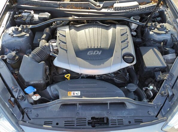 KMHHT6KJ2GU135627 2016 HYUNDAI GENESIS Серебряный Вид задней части салона