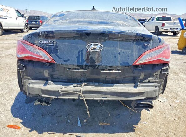 KMHHT6KJXGU134581 2016 HYUNDAI GENESIS Черный Вид сзади